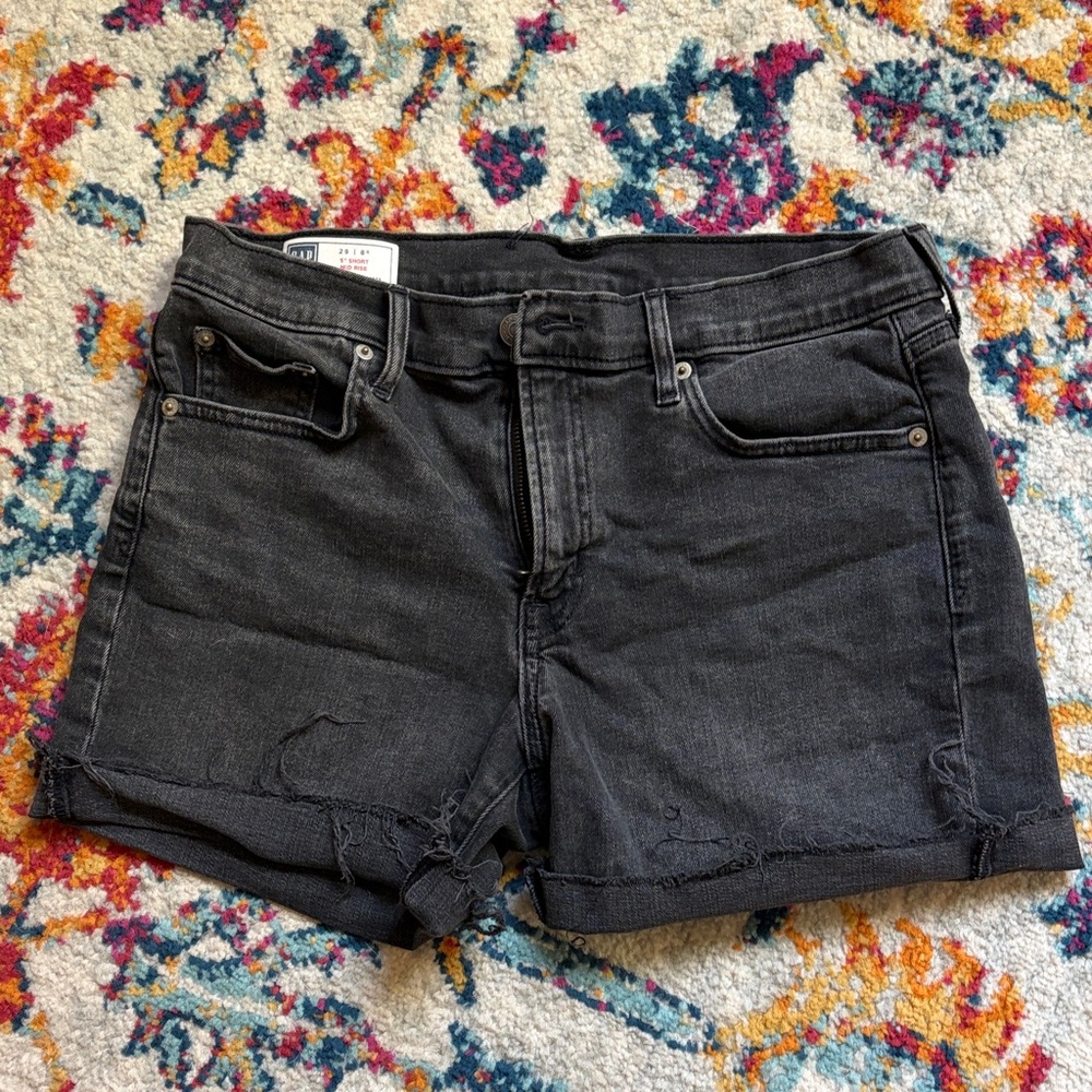 GAP Women's Black Jean Shorts